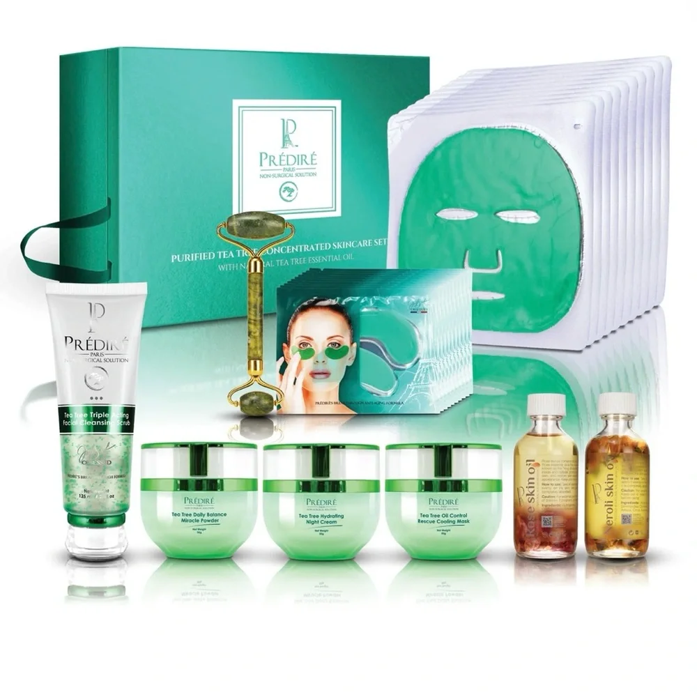 Predire Paris Purified Tea Tree Concentrated Skincare Set NIB MSRP $11,0…